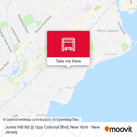 Mapa de Jones Hill Rd @ Opp Colonial Blvd