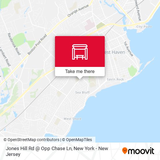 Mapa de Jones Hill Rd @ Opp Chase Ln