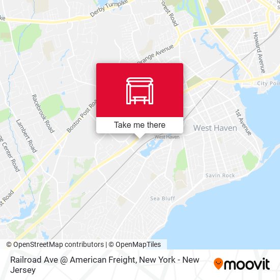Mapa de Railroad Ave @ American Freight
