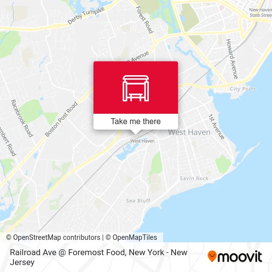 Railroad Ave @ Foremost Food map