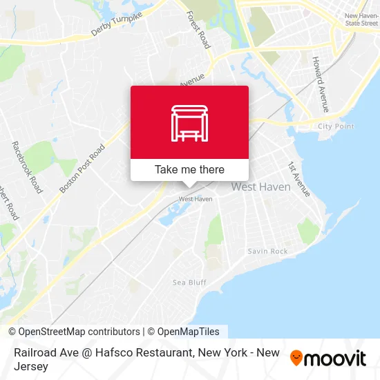 Railroad Ave @ Hafsco Restaurant map