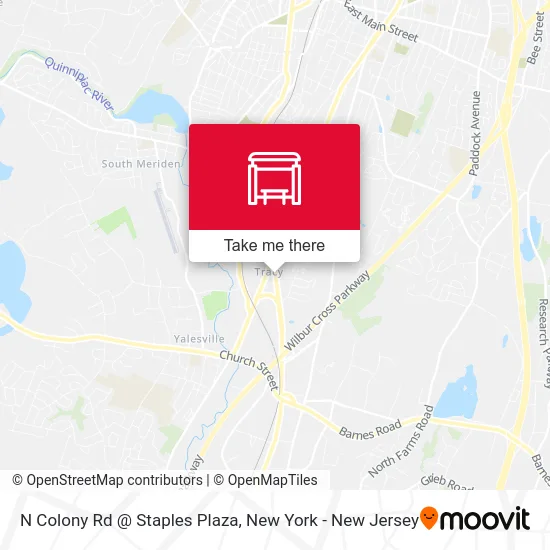 N Colony Rd @ Staples Plaza map