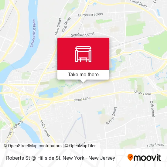 Roberts St @ Hillside St map