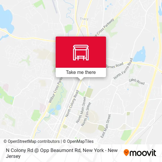 N Colony Rd @ Opp Beaumont Rd map