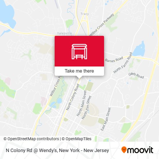 Mapa de N Colony Rd @ Wendy's