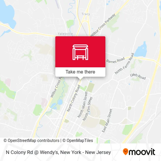 N Colony Rd @ Wendy's map