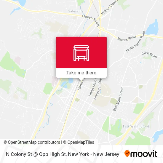 N Colony St @ Opp High St map