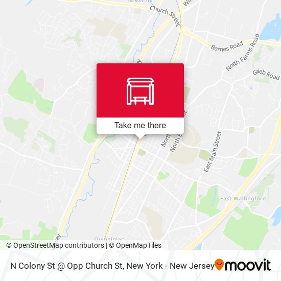 N Colony St @ Opp Church St map