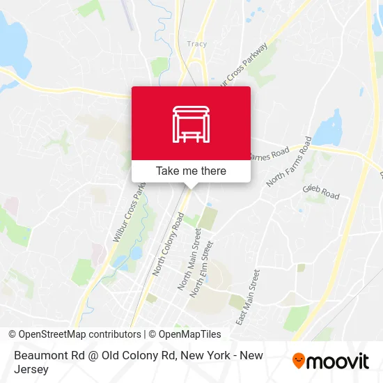 Beaumont Rd @ Old Colony Rd map