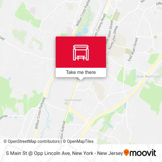 S Main St @ Opp Lincoln Ave map