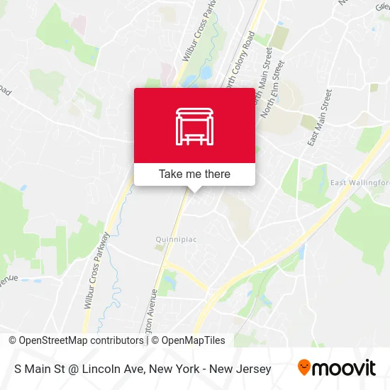 S Main St @ Lincoln Ave map