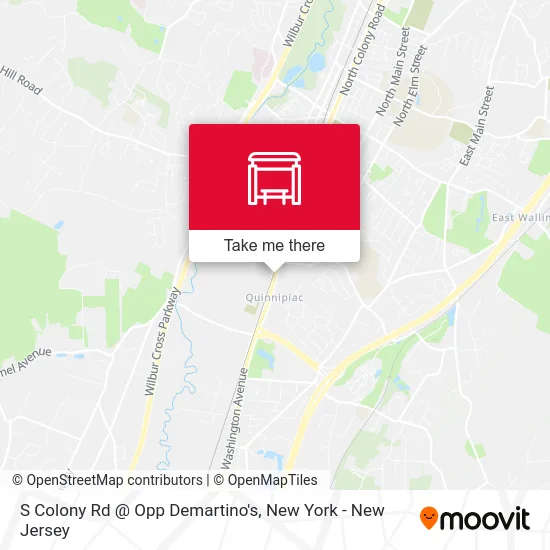 S Colony Rd @ Opp Demartino's map