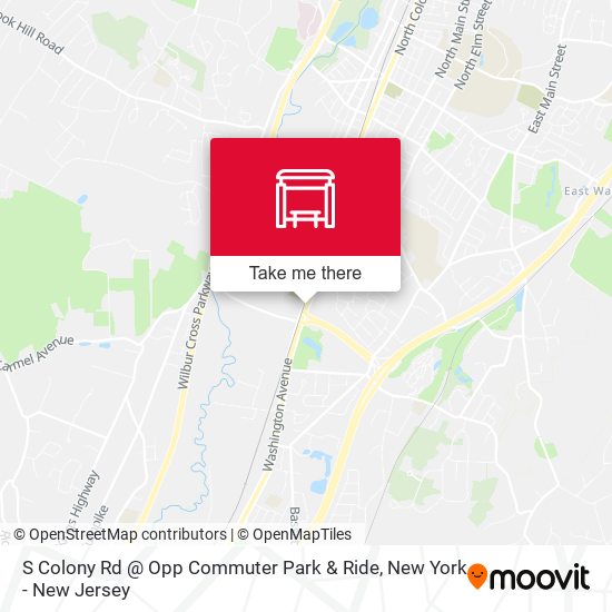 S Colony Rd @ Opp Commuter Park & Ride map