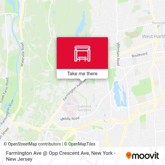 Farmington Ave @ Opp Crescent Ave map