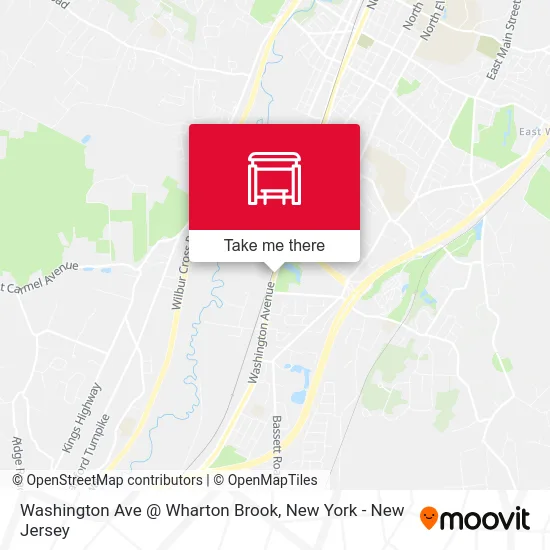 Washington Ave @ Wharton Brook map