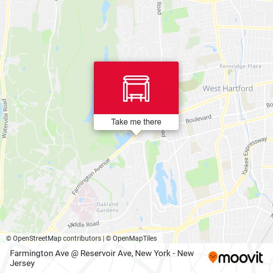 Mapa de Farmington Ave @ Reservoir Ave