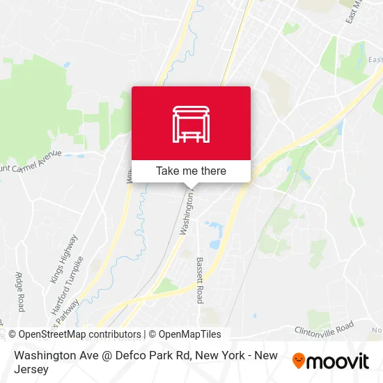 Washington Ave @ Defco Park Rd map
