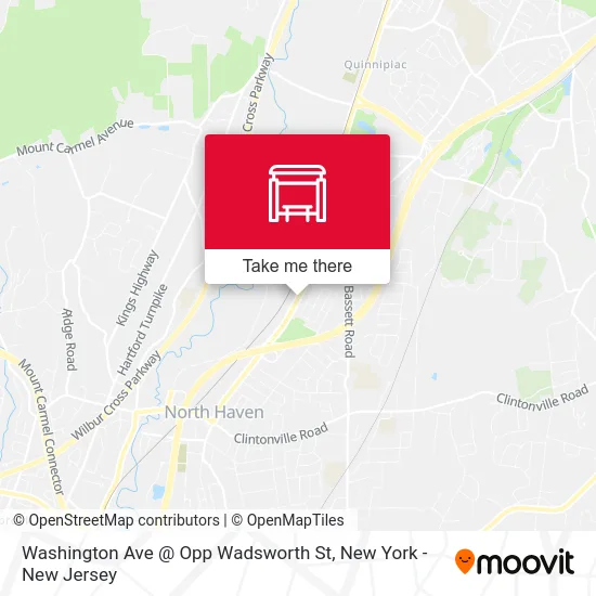 Washington Ave @ Opp Wadsworth St map