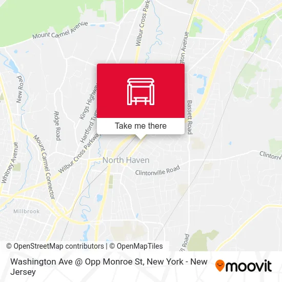 Washington Ave @ Opp Monroe St map