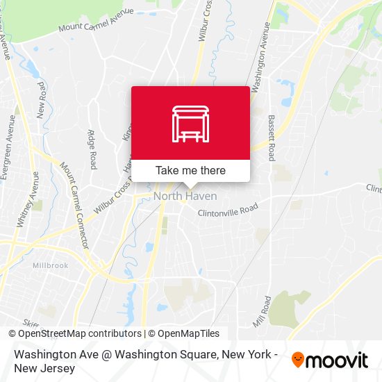 Mapa de Washington Ave @ Washington Square