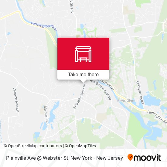 Mapa de Plainville Ave @ Webster St