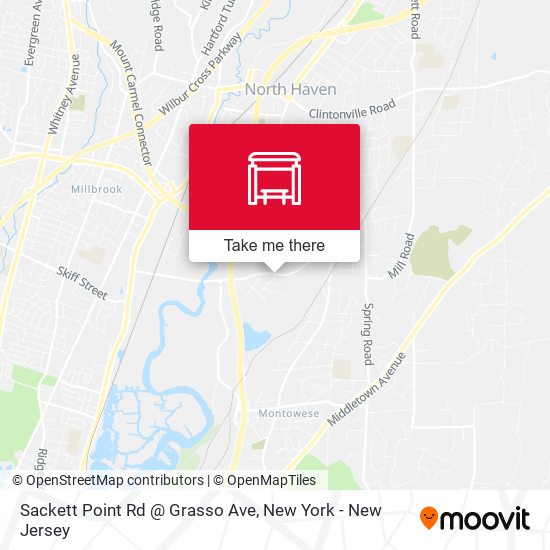 Sackett Point Rd @ Grasso Ave map