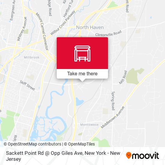 Mapa de Sackett Point Rd @ Opp Giles Ave