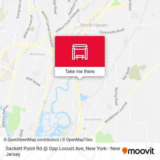 Sackett Point Rd @ Opp Locust Ave map