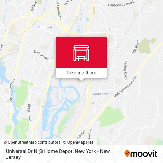 Universal Dr N @ Home Depot map