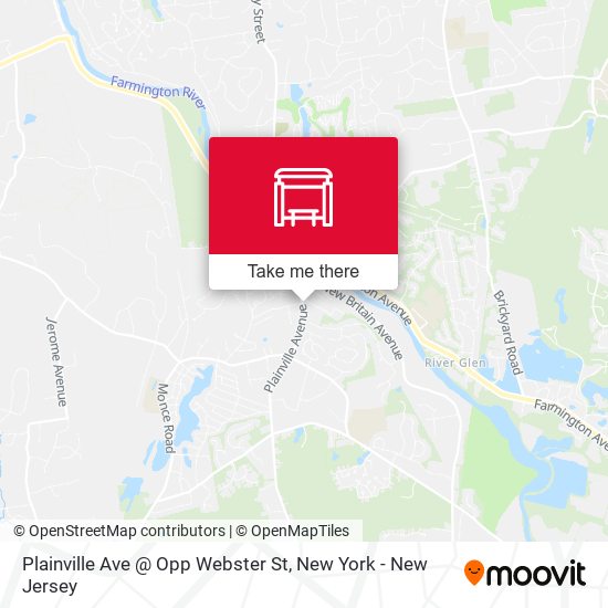 Plainville Ave @ Opp Webster St map