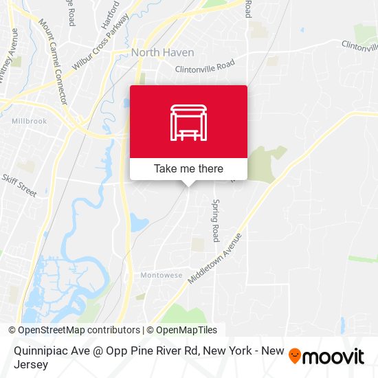 Quinnipiac Ave @ Opp Pine River Rd map