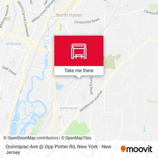 Quinnipiac Ave @ Opp Potter Rd map