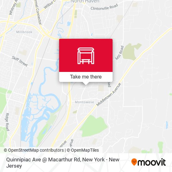 Quinnipiac Ave @ Macarthur Rd map