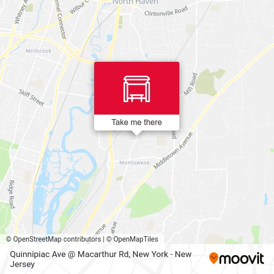 Quinnipiac Ave @ Macarthur Rd map