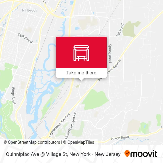 Quinnipiac Ave @ Village St map