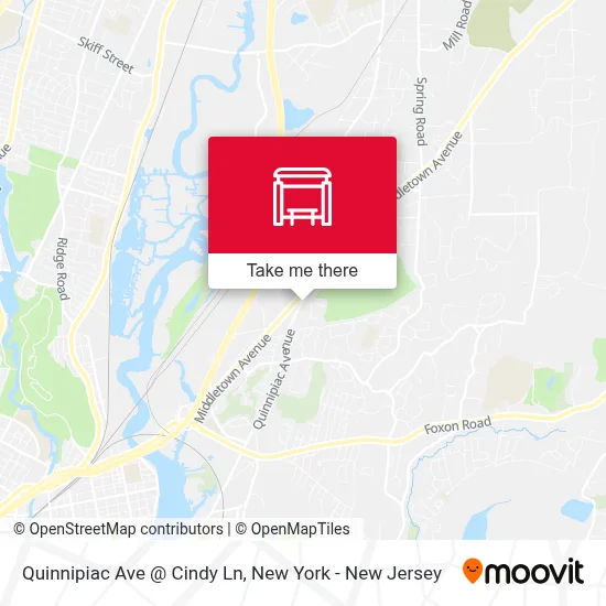 Quinnipiac Ave @ Cindy Ln map