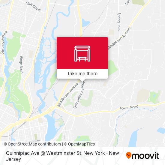 Quinnipiac Ave @ Westminster St map
