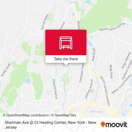 Sherman Ave @ Ct Healing Center map