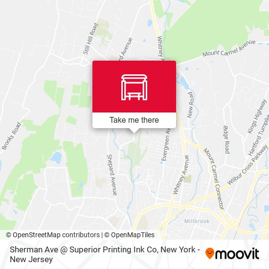 Mapa de Sherman Ave @ Superior Printing Ink Co