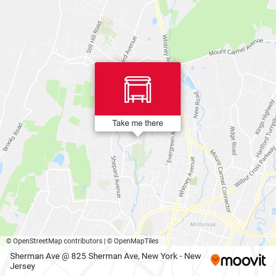 Mapa de Sherman Ave @ 825 Sherman Ave