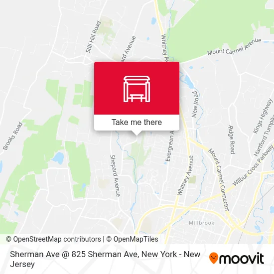 Sherman Ave @ 825 Sherman Ave map