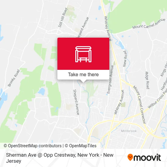 Sherman Ave @ Opp Crestway map