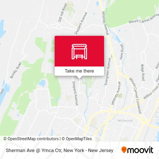 Sherman Ave @ Ymca Ctr map