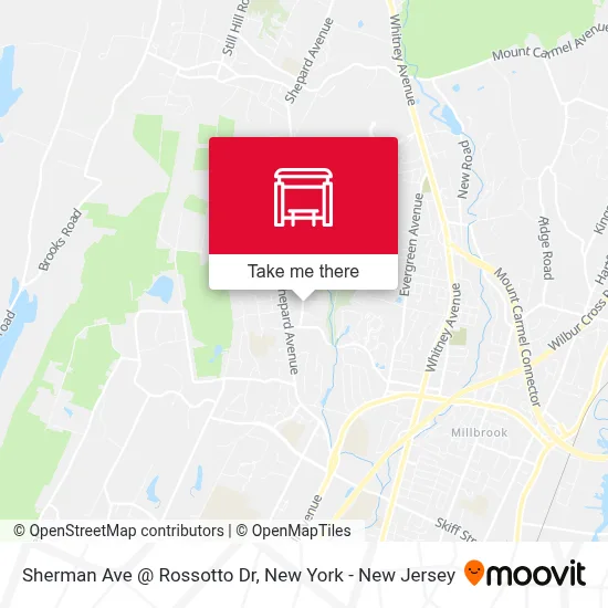 Sherman Ave @ Rossotto Dr map