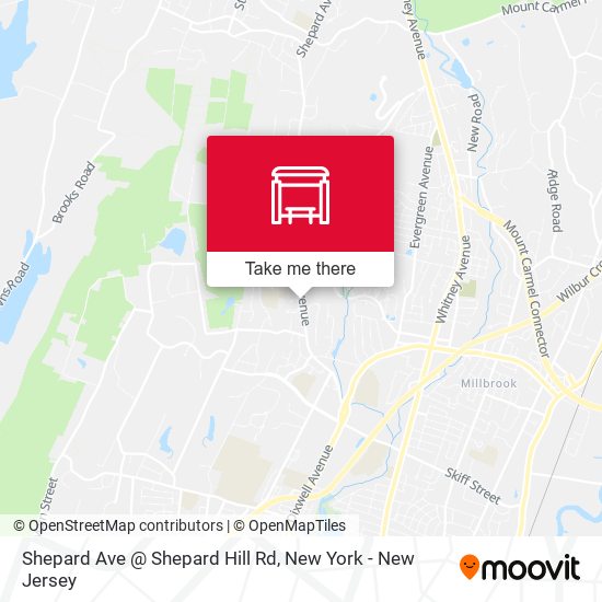 Shepard Ave @ Shepard Hill Rd map