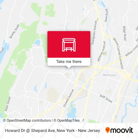 Howard Dr @ Shepard Ave map