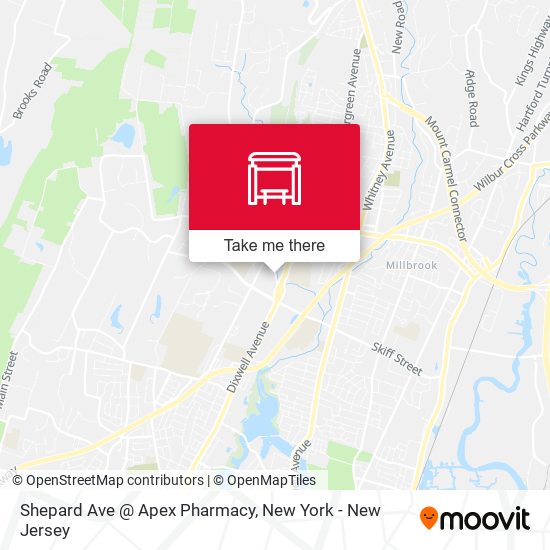 Shepard Ave @ Apex Pharmacy map