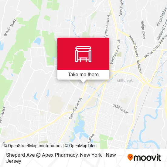 Shepard Ave @ Apex Pharmacy map