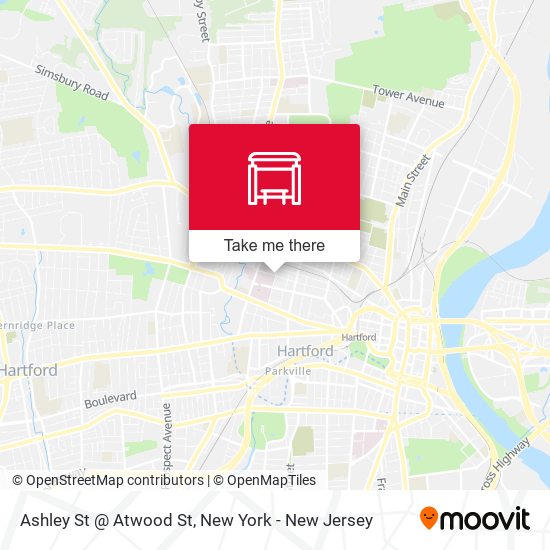 Mapa de Ashley St @ Atwood St