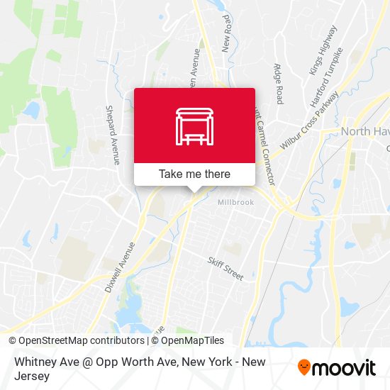 Whitney Ave @ Opp Worth Ave map